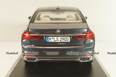 BMW 750Li (G12) 2015, grey, 80432405585, Paudi 1:18
