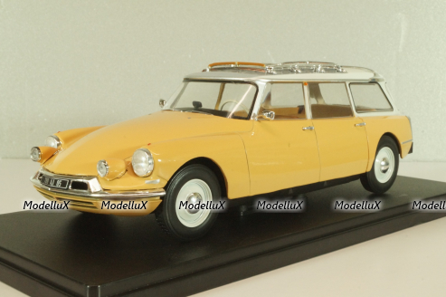 Citroen ID19 Break, beige/white roof, G111V002, Hachette 1:24 