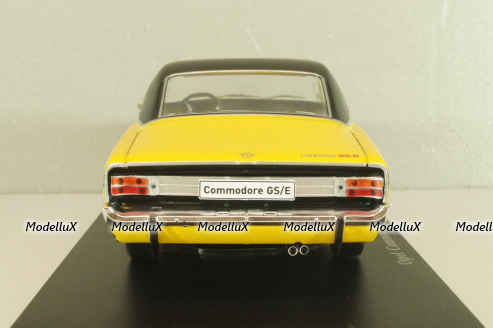 Opel Commodore A GS/E Coupe 1970, yellow/black, G1648004, Hachette 1:24