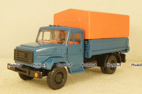 Зил-4331ф, синий/оранжевый, з-д Вега 1:43 