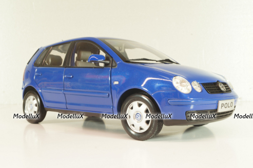 Volkswagen Polo 2001, blue, 30420, Anson 1:18