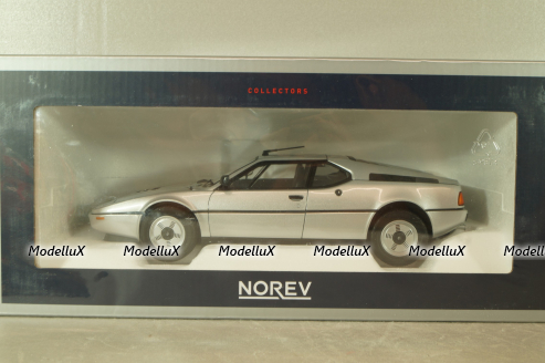 BMW M1 1980, silver, 183226, Norev 1:18  