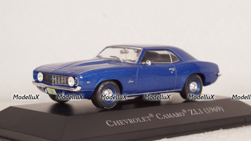 Chevrolet Camaro ZL1 1969, blue, American Cars №31, Altaya 1:43 