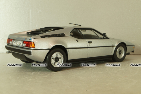 BMW M1 1980, silver, 183226, Norev 1:18  
