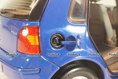 Volkswagen Polo 2001, blue, 30420, Anson 1:18