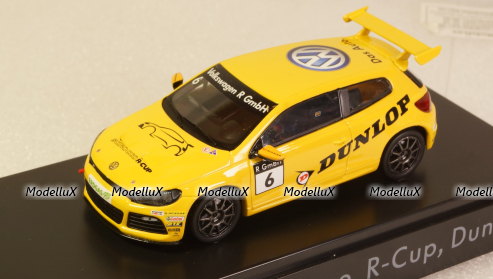 Volkswagen Scirocco R-Cup Dunlop #6 2012, yellow, 1K8099300LAAX,  Spark 1:43