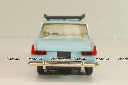 Москвич-408 с багажником, голубой,  Август 1989г., Тантал/Радон 1:43