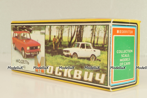 Москвич-408, красный,  Январь 1989г., Тантал/Радон 1:43  №2