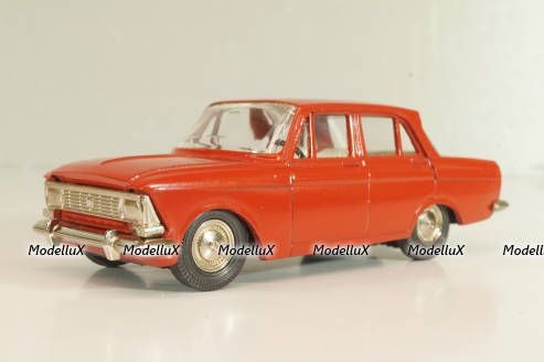 Москвич-408, красный,  Январь 1989г., Тантал/Радон 1:43  №2