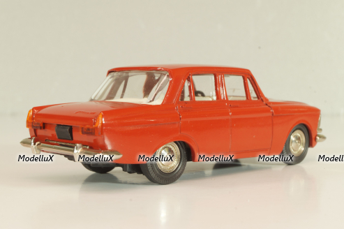 Москвич-408, красный,  Январь 1989г., Тантал/Радон 1:43  №2