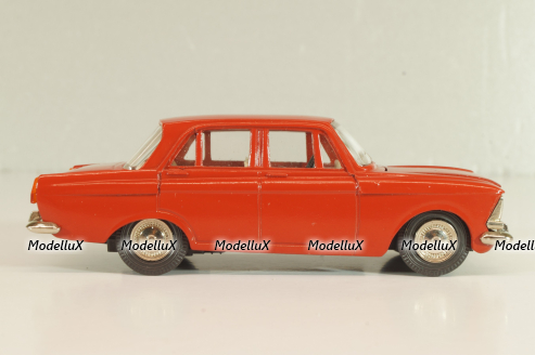 Москвич-408, красный,  Январь 1989г., Тантал/Радон 1:43  №2