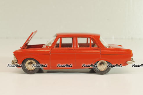 Москвич-408, красный,  Январь 1989г., Тантал/Радон 1:43  №2