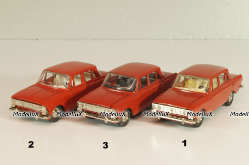 Москвич-408, красный,  Январь 1989г., Тантал/Радон 1:43  №2