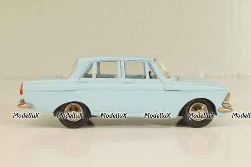 Москвич-408 А1, голубой, Тантал/Радон 1:43