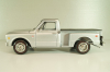 Chevrolet C10 Stepside (pickup) 1968, silver, AW324, Autoworld 1:18