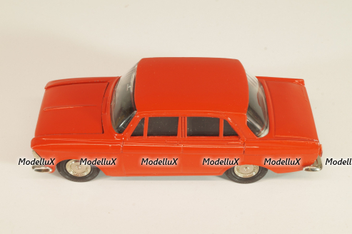 Москвич-408 А1, красный, капот 2 зажима, Тантал/Радон 1:43