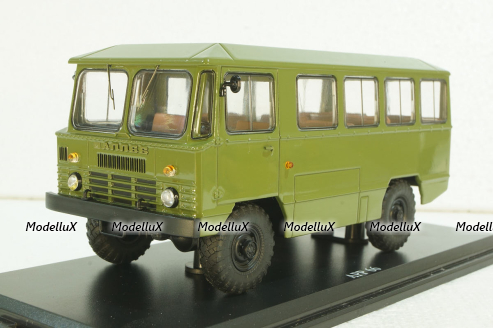 Газ-66 АПП-66 Армейский автобус, SSM4009, SSM 1:43