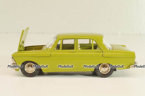 Москвич-408 А1, оливковый, Август 1981г., Тантал/Радон 1:43