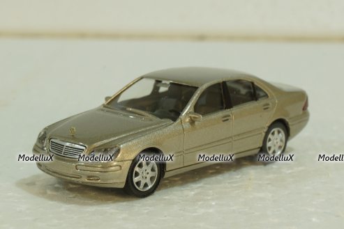 Mercedes S500 W220, gold, 1590425, Wiking 1:87
