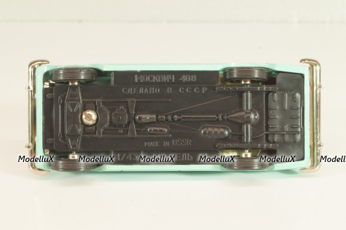 Москвич-408 А1, бирюзовый, 1986г., Тантал/Радон 1:43