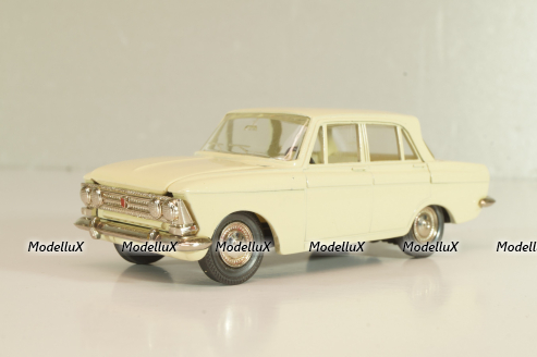 Москвич-408 А1, кремовый, капот 2 зажима, Тантал/Радон 1:43