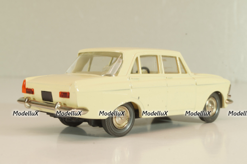 Москвич-408 А1, кремовый, капот 2 зажима, Тантал/Радон 1:43