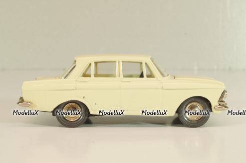 Москвич-408 А1, кремовый, капот 2 зажима, Тантал/Радон 1:43
