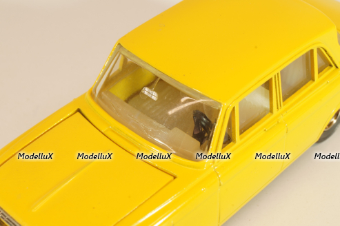 Москвич-408 А1, желтый, капот 2 зажима, Тантал/Радон 1:43