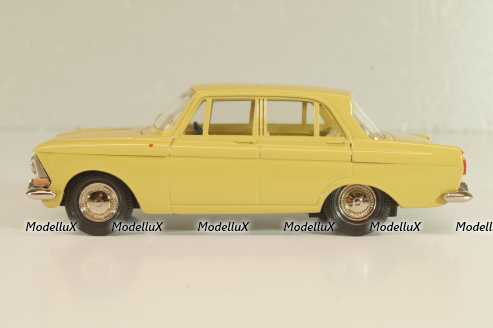 Москвич-408 А1, бежевый, капот 2 зажима, Тантал/Радон 1:43