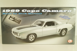 Chevrolet Copo Camaro (built by Dick Harrell) 1969, L.e 228 pcs, silver, A1805725B, ACME 1:18