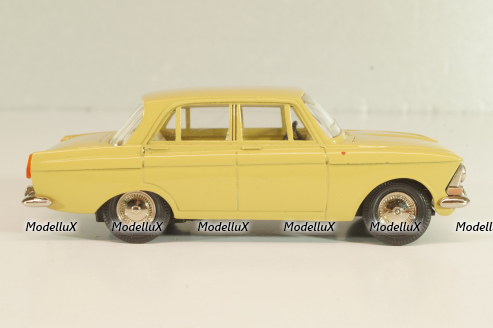 Москвич-408 А1, бежевый, капот 2 зажима, Тантал/Радон 1:43