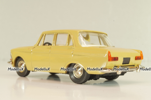 Москвич-408 А1, бежевый, капот 2 зажима, Тантал/Радон 1:43