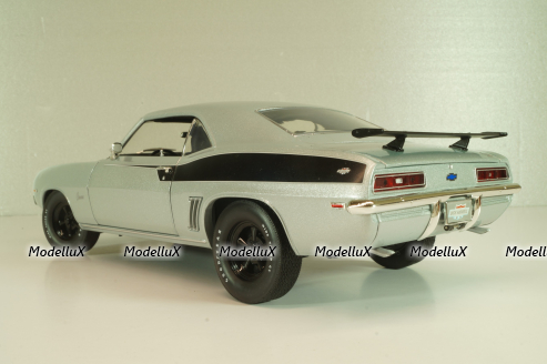 Chevrolet Copo Camaro (built by Dick Harrell) 1969, L.e 228 pcs, silver, A1805725B, ACME 1:18