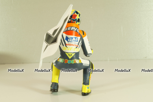 Valentino Rossi, figurine Winner MotoGP Phillip Island, World Champion 2003, 312030196, Minichamps 1:12