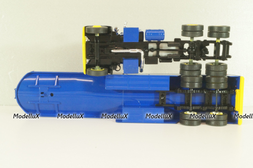 Peterbilt 281 truck with Semitrailer "SUNOCO" 1962, blue, American trucks, Spain, #91, Altaya 1:43