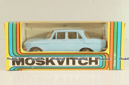Москвич-408 А1, голубой,Тантал/Радон 1:43