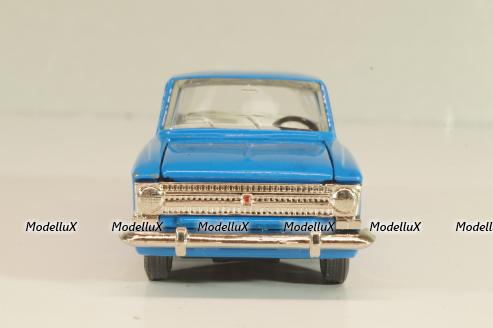 Москвич-408 А1, синий, капот 2 зажима, Тантал/Радон 1:43