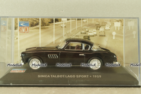 Simca Talbot Lago Sport 1959, black, Altaya 1:43
