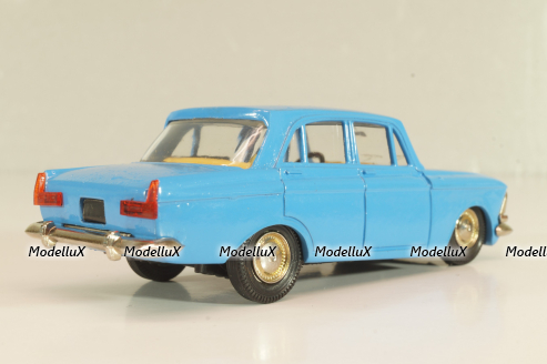 Москвич-408 А1 71, светло-синий, капот пластина, Тантал/Радон 1:43