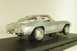 Chevrolet Corvette Stingrey Coupe, John Force 1963, chrome, 32874, ERTL 1:18