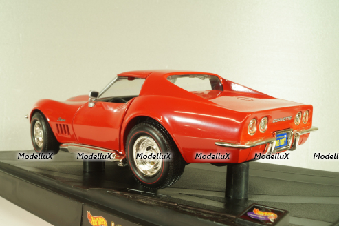 Chevrolet Corvette Stingrey (C3) 1969, red,  276378, Hot Wheels 1:18