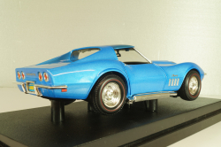 Chevrolet Corvette Stingrey (C3) 1968, Hall of Fame, blue, 047332, Hot Wheels 1:18/1:64 Set