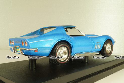Chevrolet Corvette Stingrey (C3) 1968, Hall of Fame, blue, 047332, Hot Wheels 1:18/1:64 Set