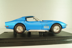 Chevrolet Corvette Stingrey (C3) 1968, Hall of Fame, blue, 047332, Hot Wheels 1:18/1:64 Set