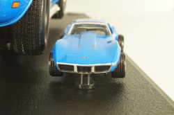 Chevrolet Corvette Stingrey (C3) 1968, Hall of Fame, blue, 047332, Hot Wheels 1:18/1:64 Set