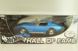Chevrolet Corvette Stingrey (C3) 1968, Hall of Fame, blue, 047332, Hot Wheels 1:18/1:64 Set