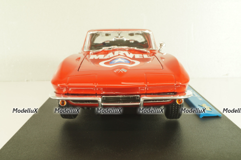 Chevrolet Corvette Stingray (C2) "Captain America" 1965, red, 36002, Maisto 1:18