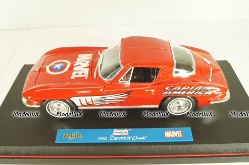 Chevrolet Corvette Stingray (C2) "Captain America" 1965, red, 36002, Maisto 1:18