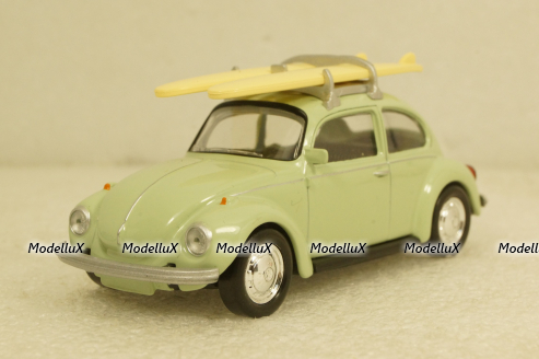 Volkswagen Beetle Coccinelle 1973 with surfing board, 430401-3, Norev 1:43