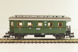 Вагон пассажирский 2/3 класс, тип B 3 tr  (# 37 919), 2-х осный, DRG, Epoche II (1920 - 1950), зеленый, 5066, Fleischman 1:87 (HO)